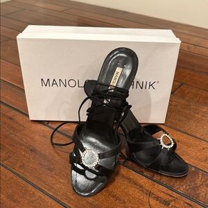 Manolo Blahnik Black Women's Heels